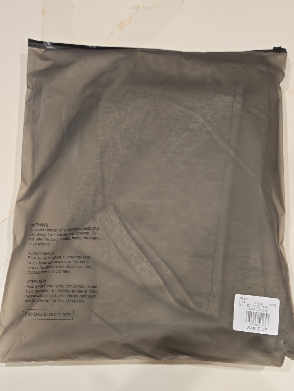 Essentials Grey Small Sweats - Picture 2 of 3